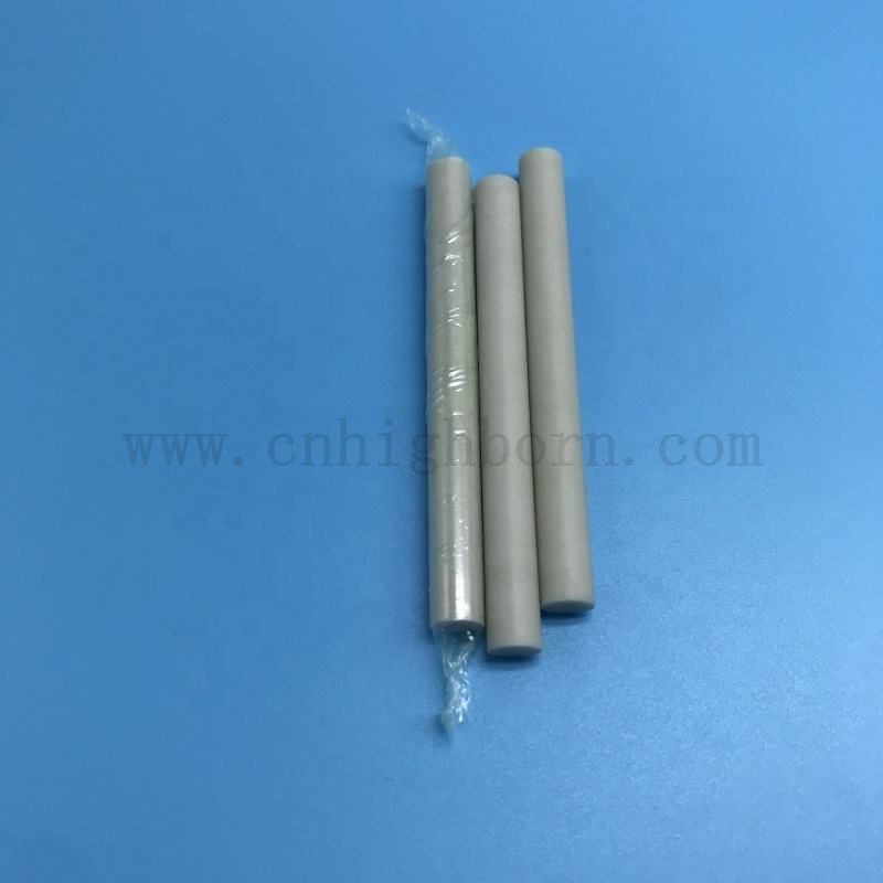 Aluminum Nitride AlN Ceramic Rod 170W/mK Heat Transfer Ceramic Shaft Bar