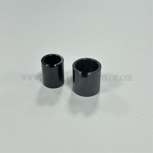 Customized Industrial Black Zirconia Ceramic Tube High Precision Bush Sleeve Pipe Zro2 Ceramic Parts for Structure Application