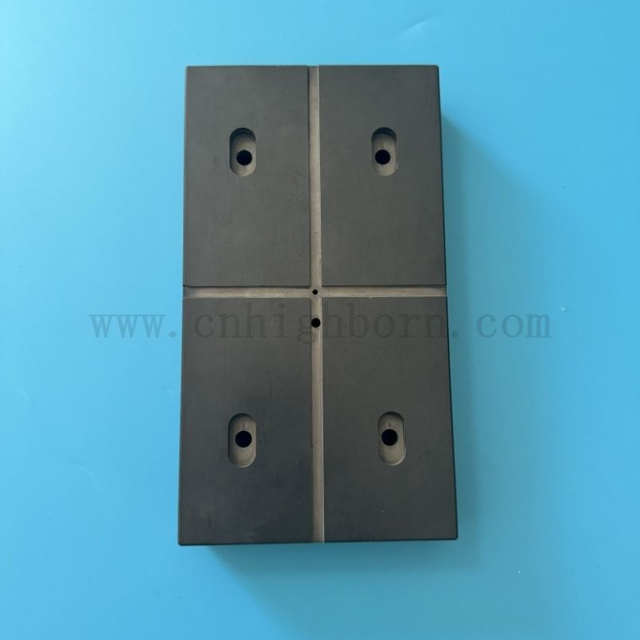 High Temperature Silicon Carbide Blocks SiC Ceramic Parts