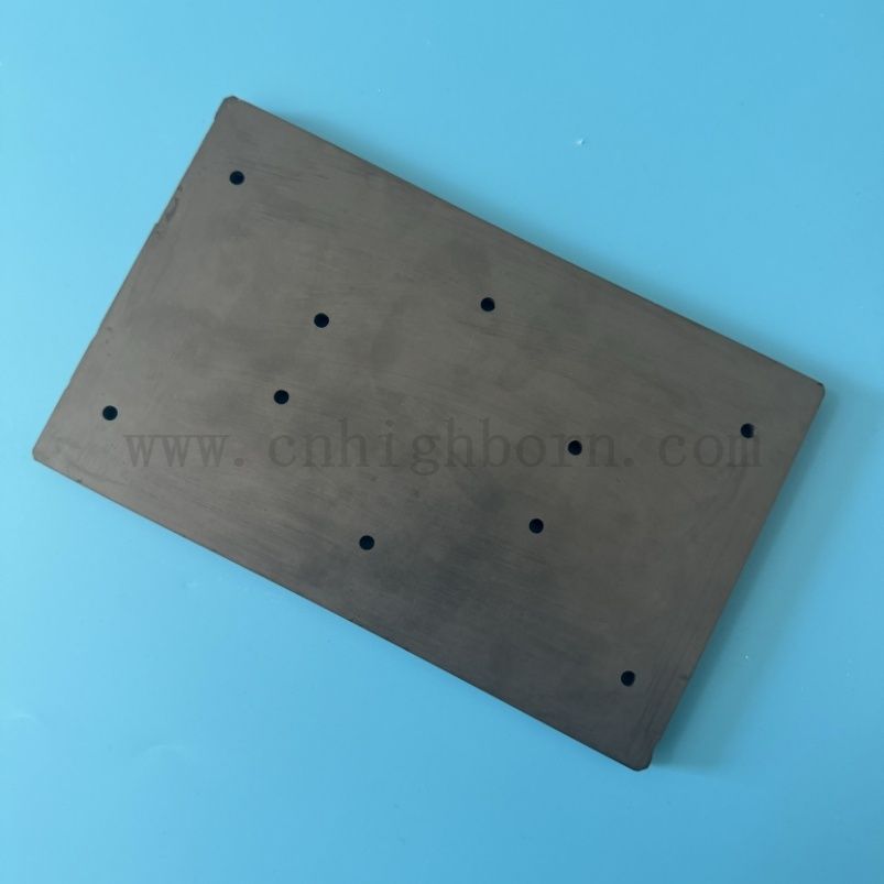 Precision Machining Holes Silicon Carbide Ceramic SiC Plates