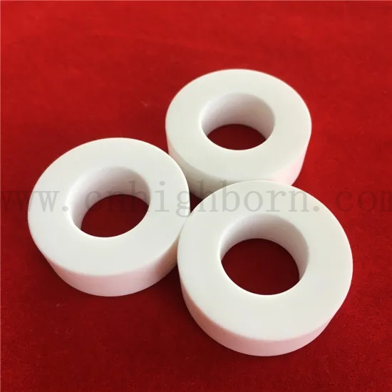 Non-magnetic Macor Machinable Glass Ceramic Ring