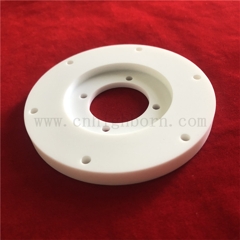 Customized Macor Machinable Glass Ceramic Disc with Laser Cutting