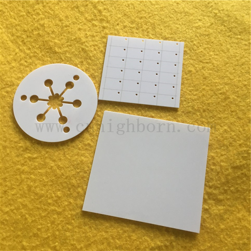 Porforated Alumina Sheet Customized Al2O3 Special-shaped Ceramic Disc