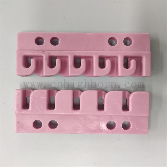 In Stock Al2O3 Textile Parts Alumina Ceramic Wire Guide Multi-tooth Comb 