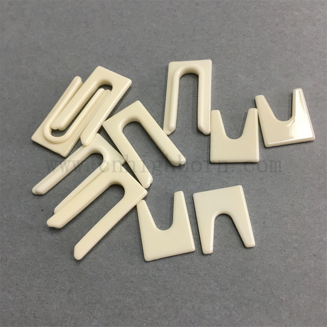 Customized Al2O3 Textile Spare Machinery Parts Alumina Ceramic Wire Yarn Guide 