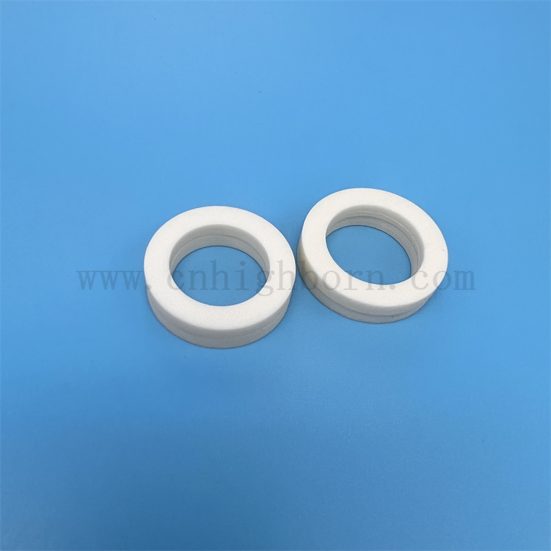 99 Alumina Sealing Ring Insulation Customized Al2O3 Ceramic Hoop