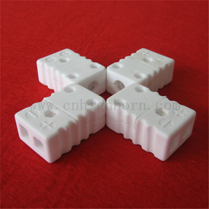 Insulation 95 Alumina Connector Customized Irregular Al2O3 Ceramic Box