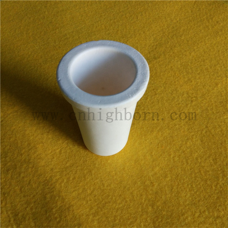 Customized Mgo Magnesium Oxide Ceramic Gold Melting Crucible for Muffle Furnaces