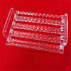  Lab Research Quartz Instrument Transparent Quartz Glass Container Clear Quartz Heating Boat Carrier With Handle For Semicomductor