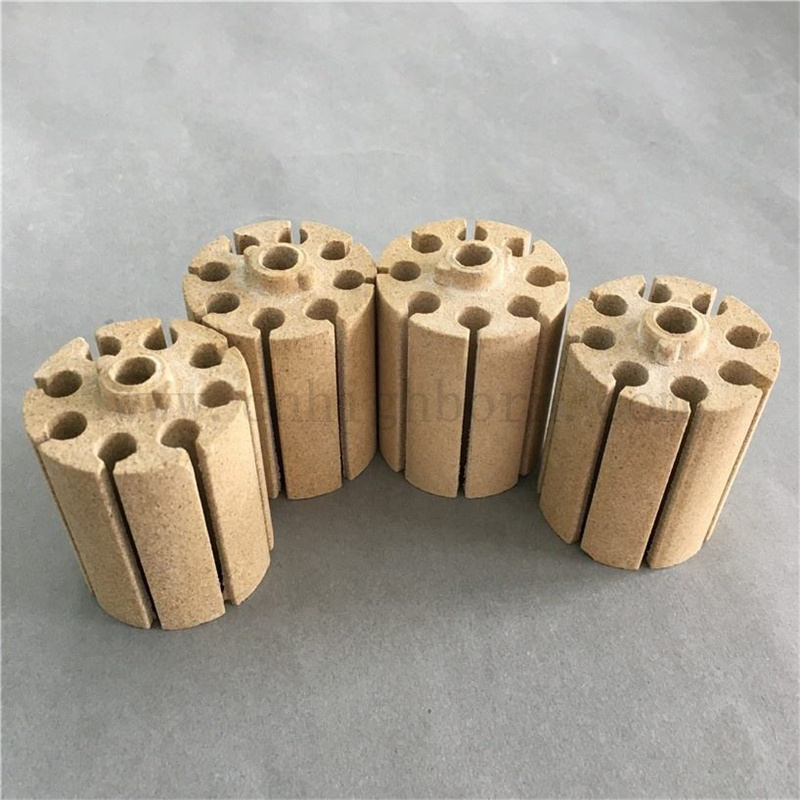 Industrial Cordierite Ceramic Heater Bobbin Tube For Cartridge Heater