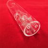 Customized Heat Resistant Clear Quartz Glass Tube Polished Transparent Silica Glass Sleeve Pipe