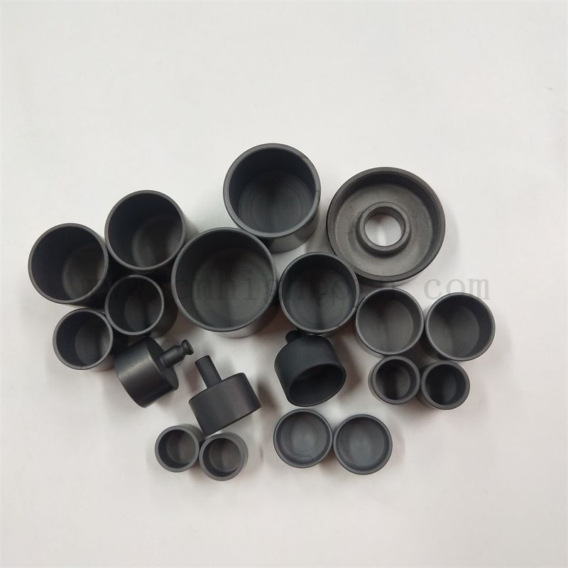 Customized Silicon Carbide Ceramic Insert Crucibles Ssic Heating Oil Cup