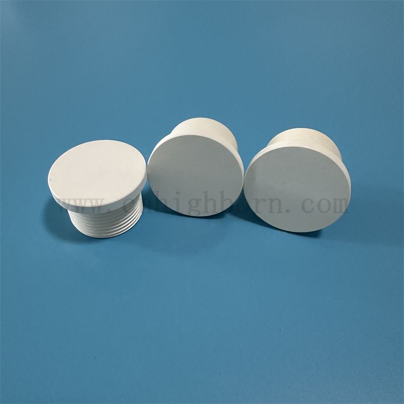 Insulator Boron Nitride Irregular Screw Part High Thermal Conductivity BN Ceramic Bush