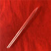 Heat Resistance Clear High Purity Quartz Tube Silica Glass Pipe with Point Ends