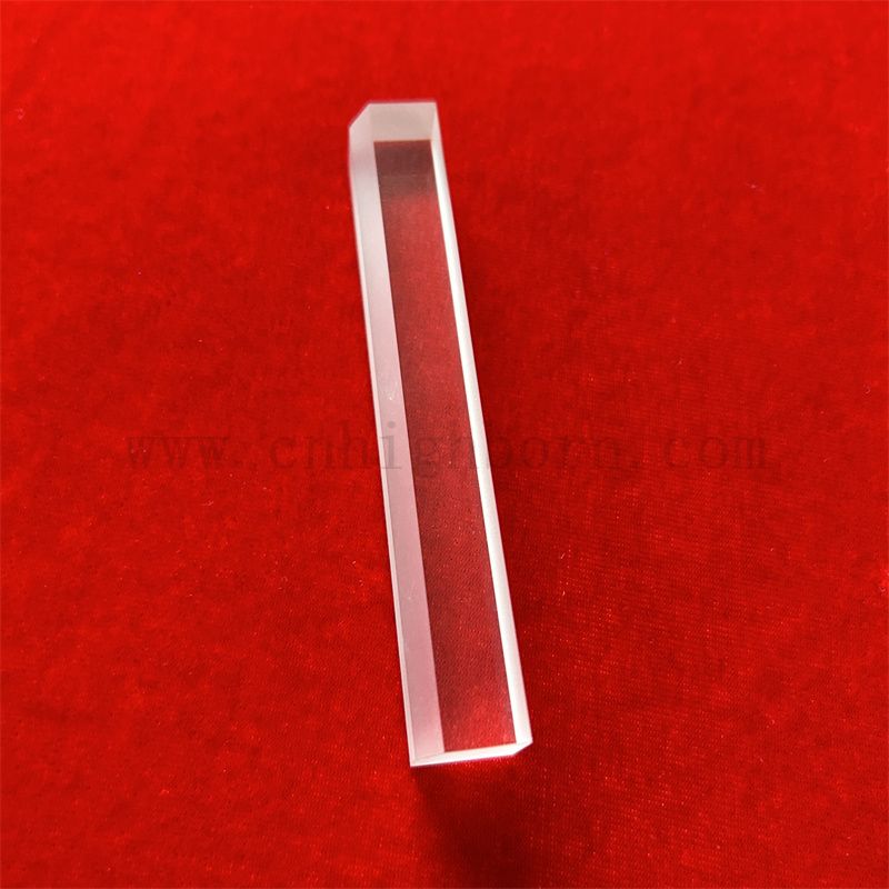 Customized Size And Shape Square Quartz Rod Silica Glass Bar