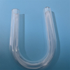 Heat Resistance U Shape Transparent Customized Quartz Silica Glass Tube
