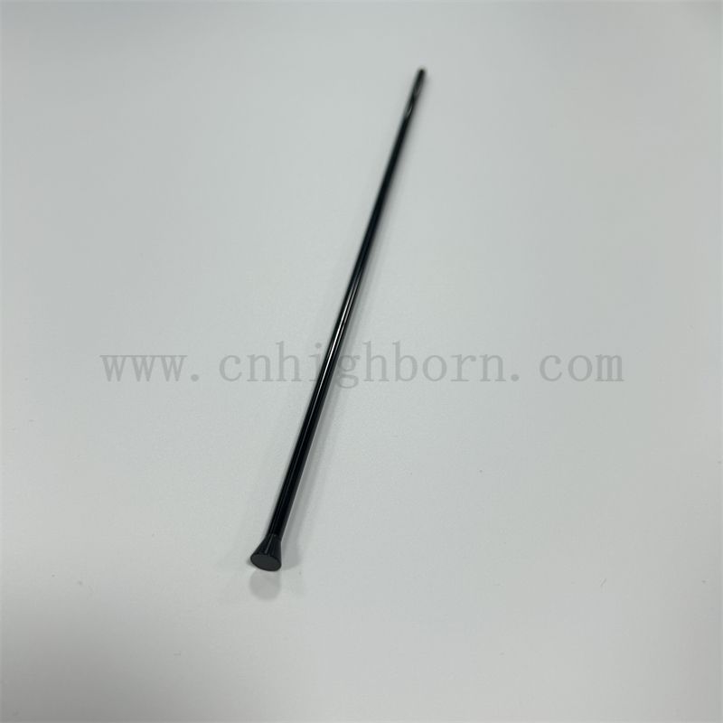 Custom Black Zirconium Oxide Ceramic Bar /rod High Hardness OEM Corrosion Resistant