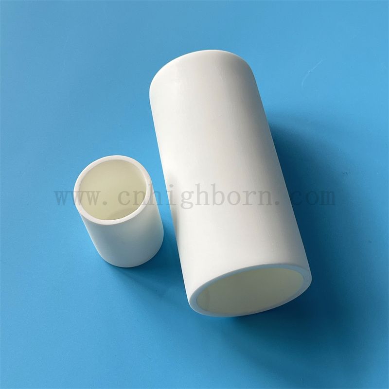 Refractory Magnesium Oxide Crucible Customized Molten Metal MgO Ceramic Boat