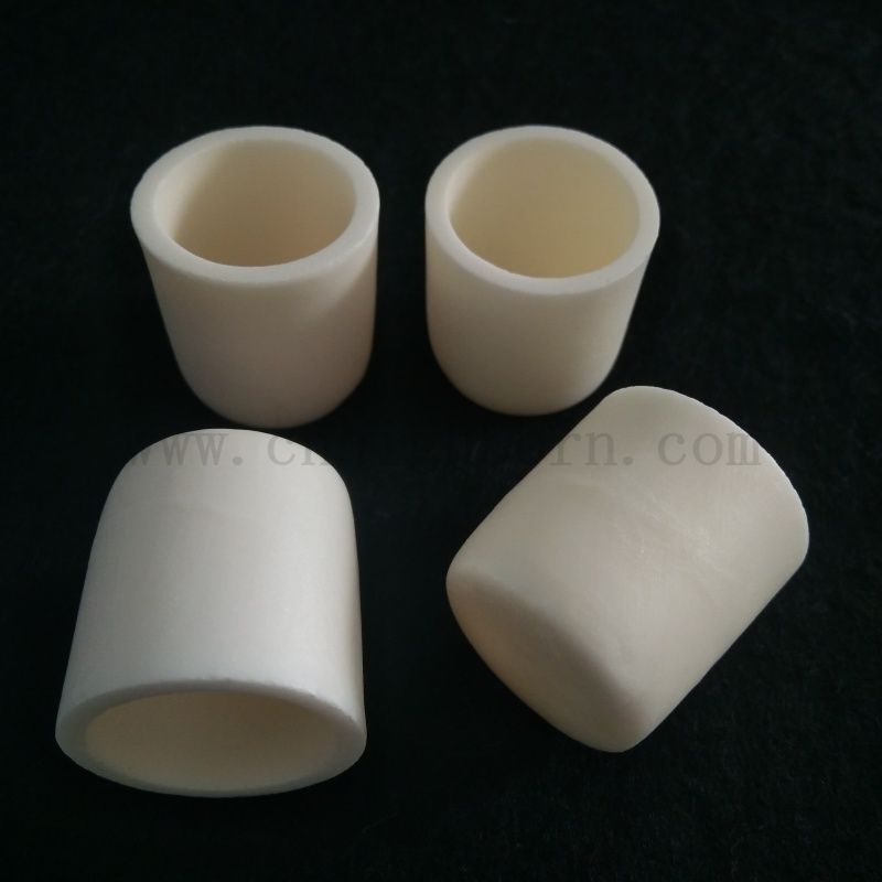 Refractory Corundum Al2o3 Ceramic Cylindrical Crucible 99% Alumina Melting Pot
