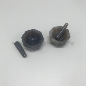 High Hardness Natural Agate Mortar and Pestle for Laboratory and Pharmaceutical Grinding