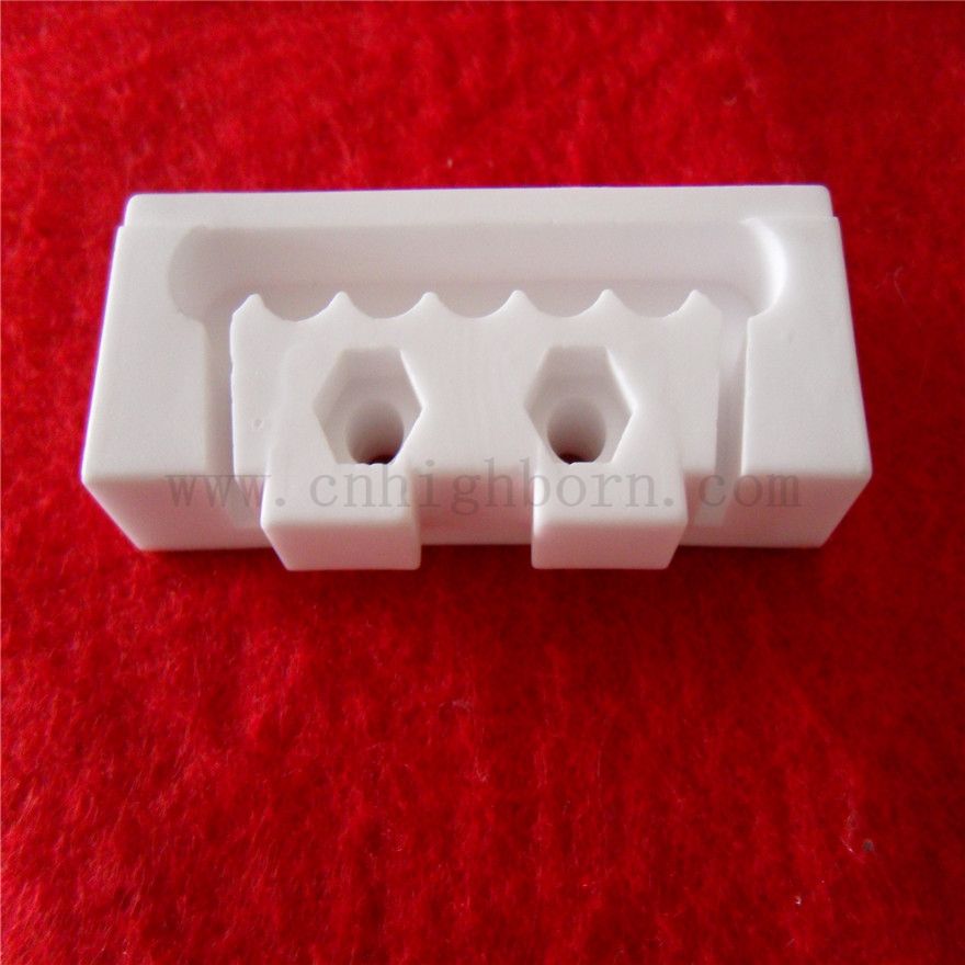 Customized 95%Al2O3 Alumina Electrical Insulation Block Ceramic Part