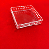 Customized Transparent Square Shape Quartz Glass Petri Dish