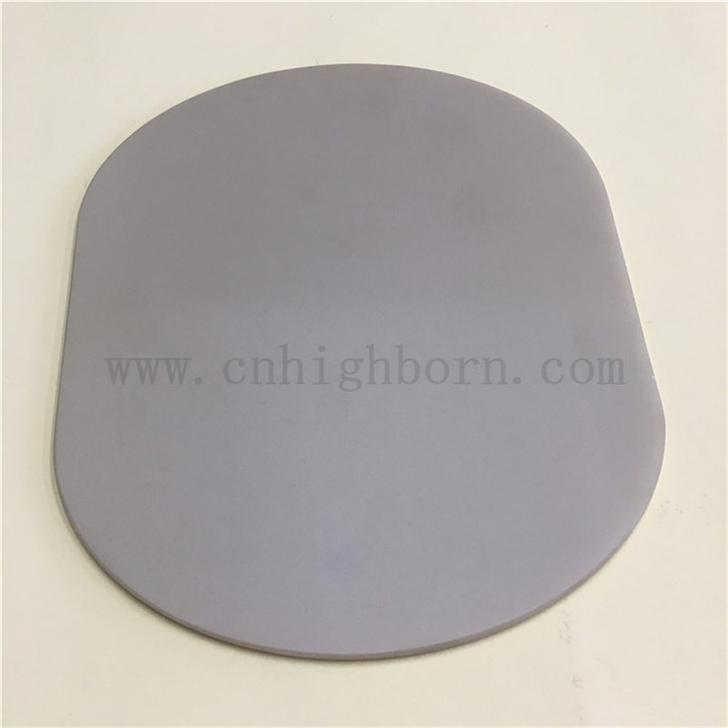 Customized Shape Oval Aluminum Nitride AlN Ceramic Insulator