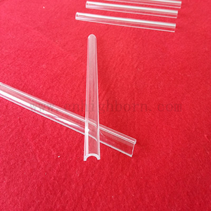 Customized Quartz Half Tube Arc Plate Fused Silica Arch Plate