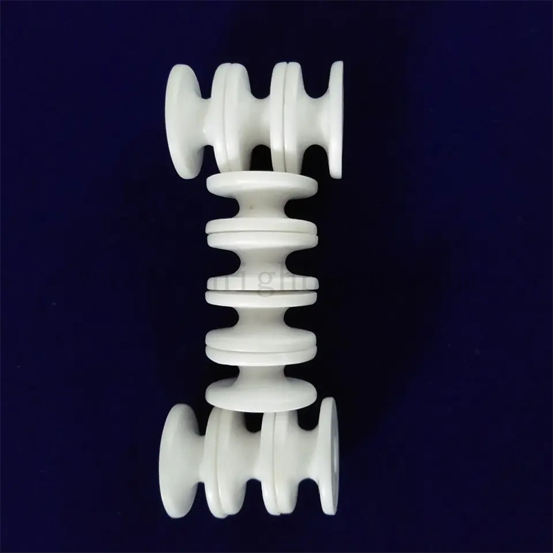 Wear Resistance Al2O3 Alumina Textile Ceramic Yarn Guide Roller