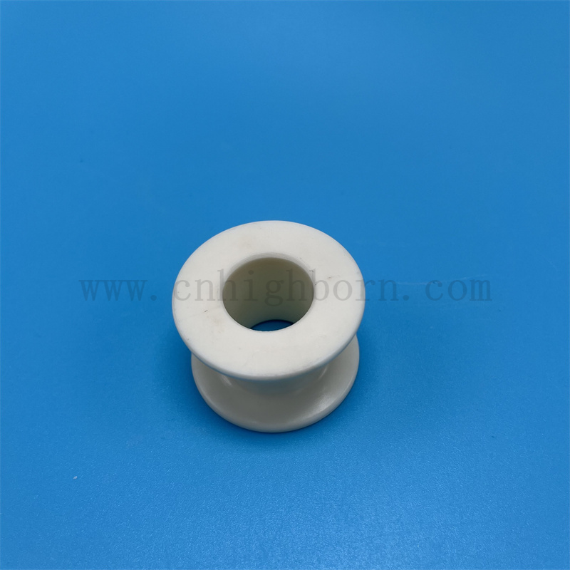 High Strength Al2O3 Alumina Ceramic Yarn Guide Parts Textile Ceramic Bearing Roller
