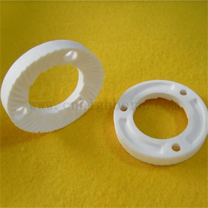 Customized 99% Al2O3 Ceramic Friction Ring Grinder Part Alumina Coffee Burr