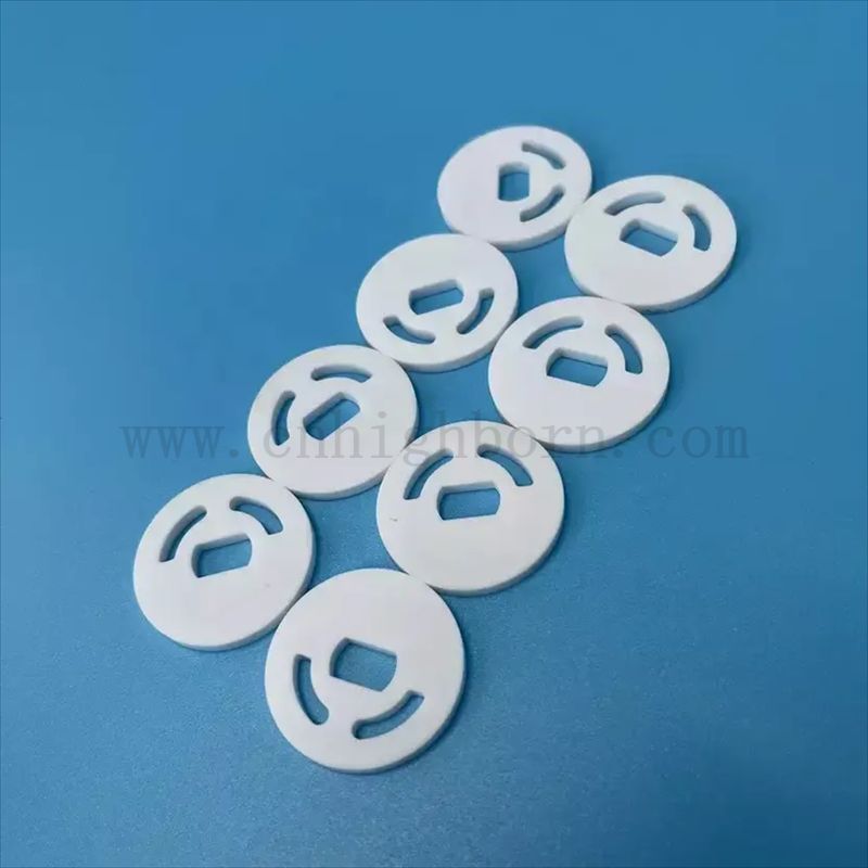 Customized Wear Resistant Alumina Round Plate Al2O3 Ceramic Insulation Disc