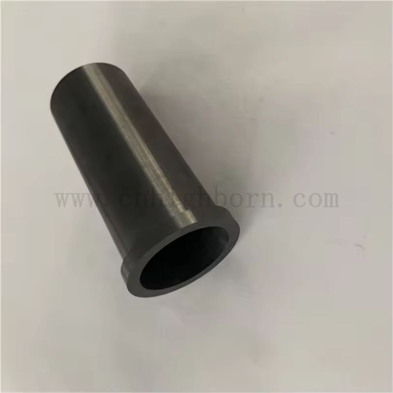 Customized Silicon Nitride Ceramic Protection Tube / stalk tube Si3N4 Ceramic Pipe