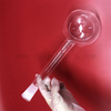 Transparent Long Neck Quartz Glass Round Bottom Flask 500ml