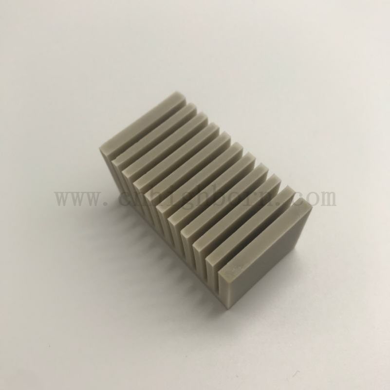 Industrial Ceramic AlN Aluminium Nitride Parts Heat Sinks And Heat Spreaders Parts
