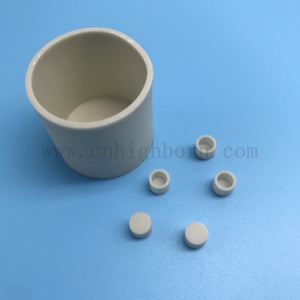 High Thermal Conductivity Aluminum Nitride Ceramic Crucible AlN Ceramic Melting Pot