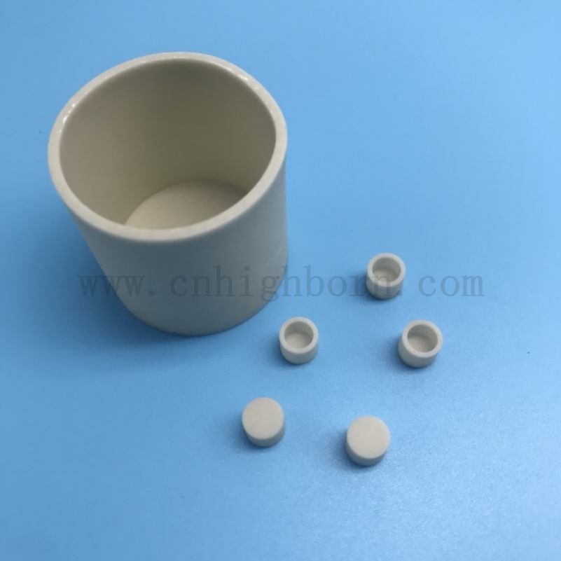High Thermal Conductivity Aluminum Nitride Ceramic Crucible AlN Ceramic Melting Pot