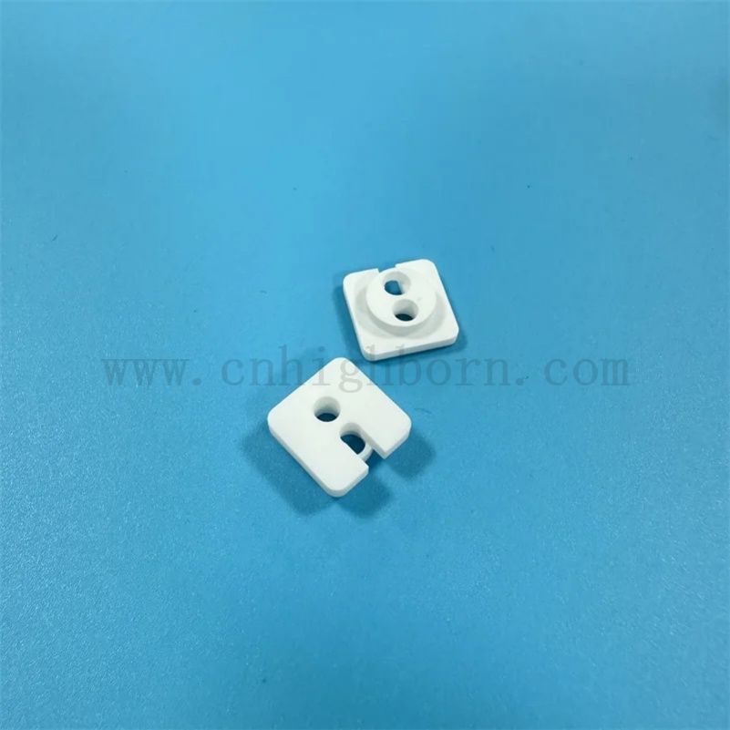 Insulator Zirconia Special-shaped Insulation Bracket Yttrium Stabilized White ZrO2 Ceramic Plate/Part
