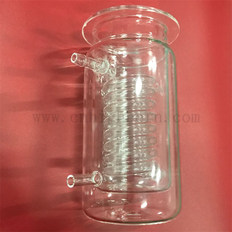  Customized Clear Heat Resistance Quartz Silica Glass Container