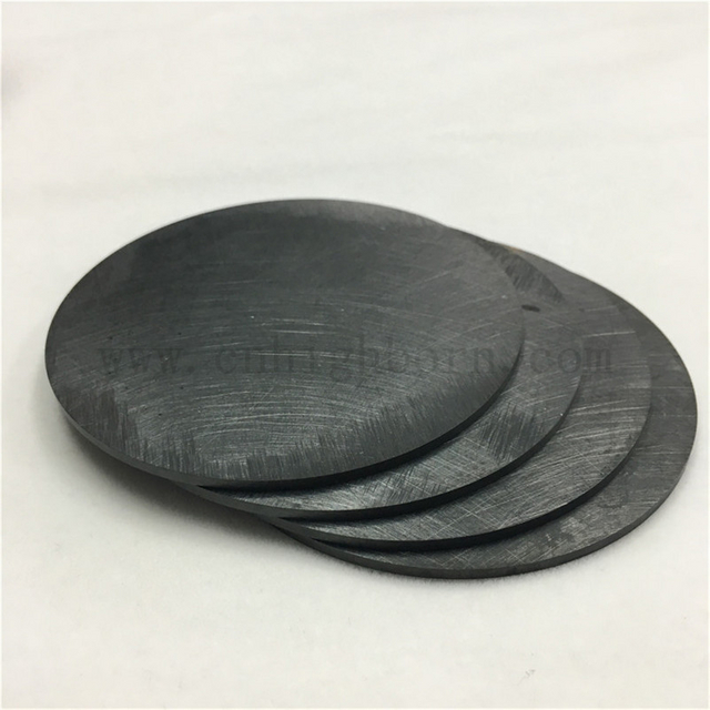 High Hardness Black Zirconia Ceramic Disc ZrO2 Ceramic Sheet