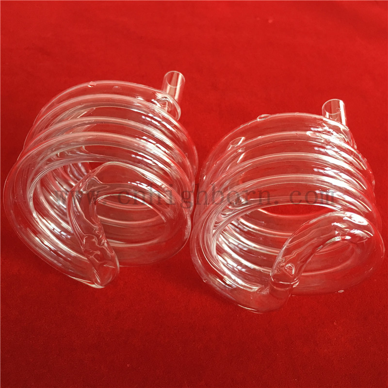Customized Heat Resistance Transparent Helical Quartz Glass Tube Buy