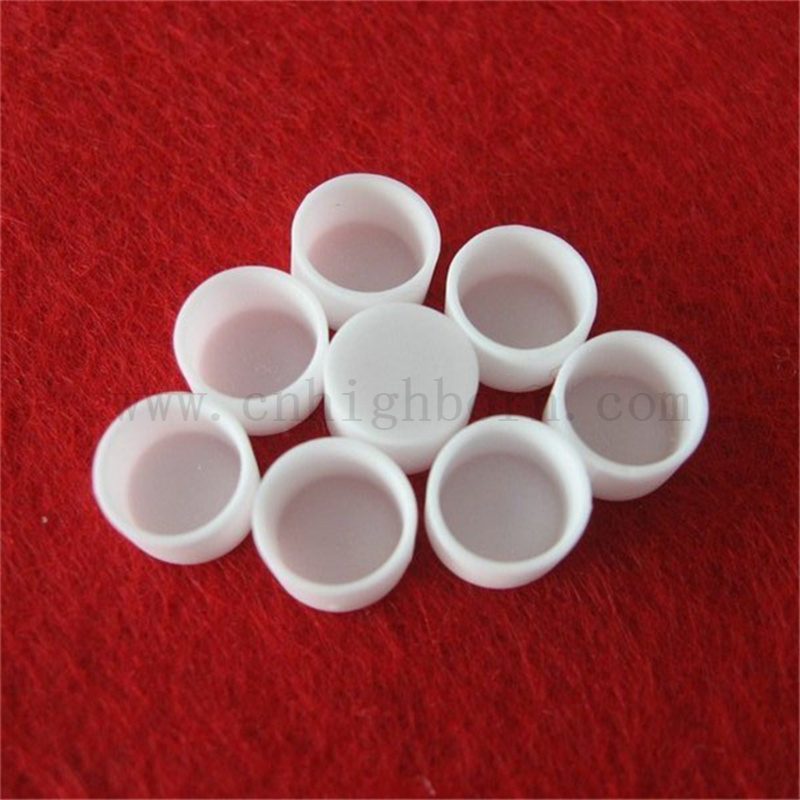 99 Alumina Crucible With Lid Customized Al2O3 Ceramic Analytical Small Boat