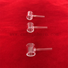 Laboratory Research Instruments Long Outlet Cylindrical Quartz Cells Polishing Customized Optical Glass Cuvette