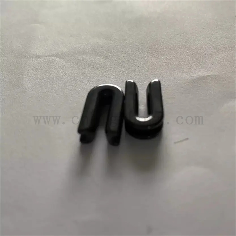 Black Titanium Oxide Ceramic Slit Yarn Guide Textile Ceramic Wire Yarn Guide