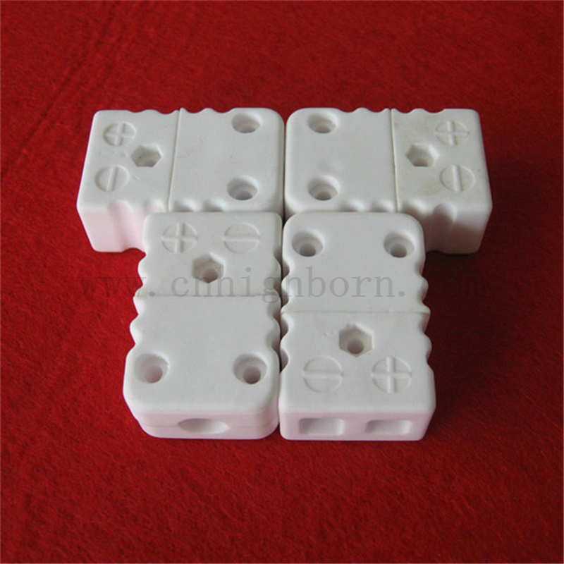 Insulation 95 Alumina Connector Customized Irregular Al2O3 Ceramic Box