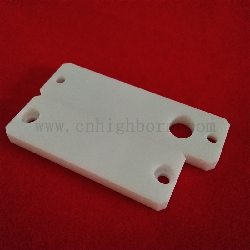 High Strength ZrO2 Ceramic Strip Zirconia Ceramic Plate With Holes