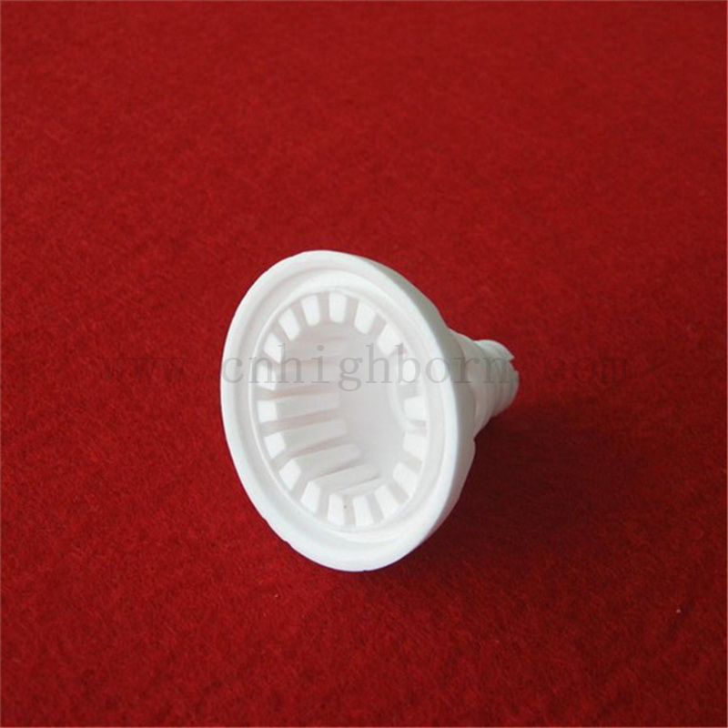 Alumina Ceramic Lamp Holder Customized Al2O3 Irregular Lamp