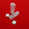 Laboratory Round Bottom Standard Q104 Optical Glass Flow Cell 3.5ml Spectrophotometer Quartz Glass Cuvette