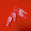 Heat Resistance Clear Fused Silica Glass Pipe Customized Quartz Special Shape Tube