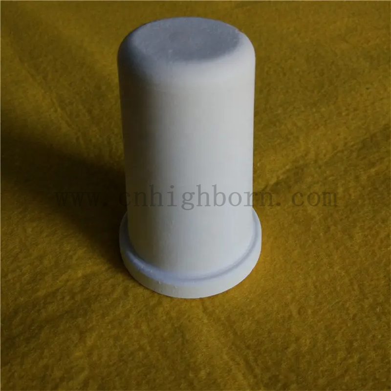 Customized Mgo Magnesium Oxide Ceramic Gold Melting Crucible for Muffle Furnaces